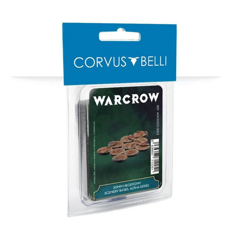 Warcrow - 30mm Hegemony Scenery Bases, Alpha Series
