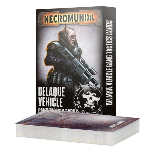 Necromunda: Delaque Vehicle Gang Tactics Cards (english)