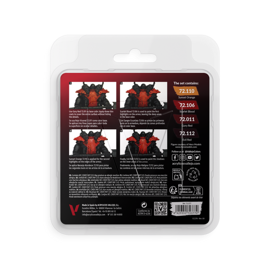Game Color: Red Color Set