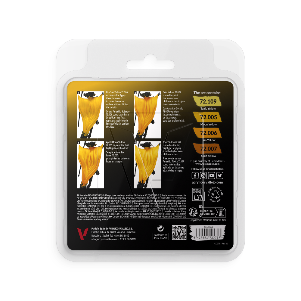 Game Color: Yellow Color Set