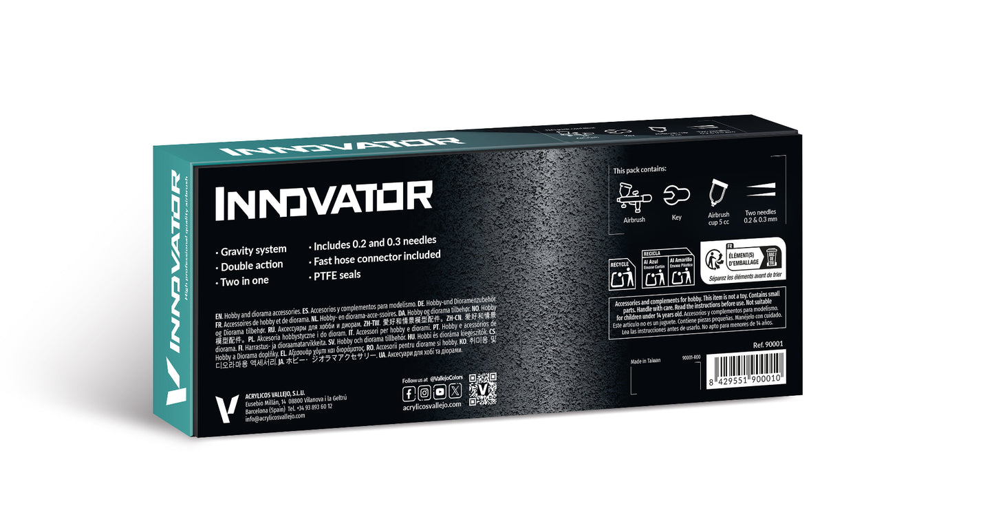 Aerógrafo Innovator by Vallejo, 2 en 1