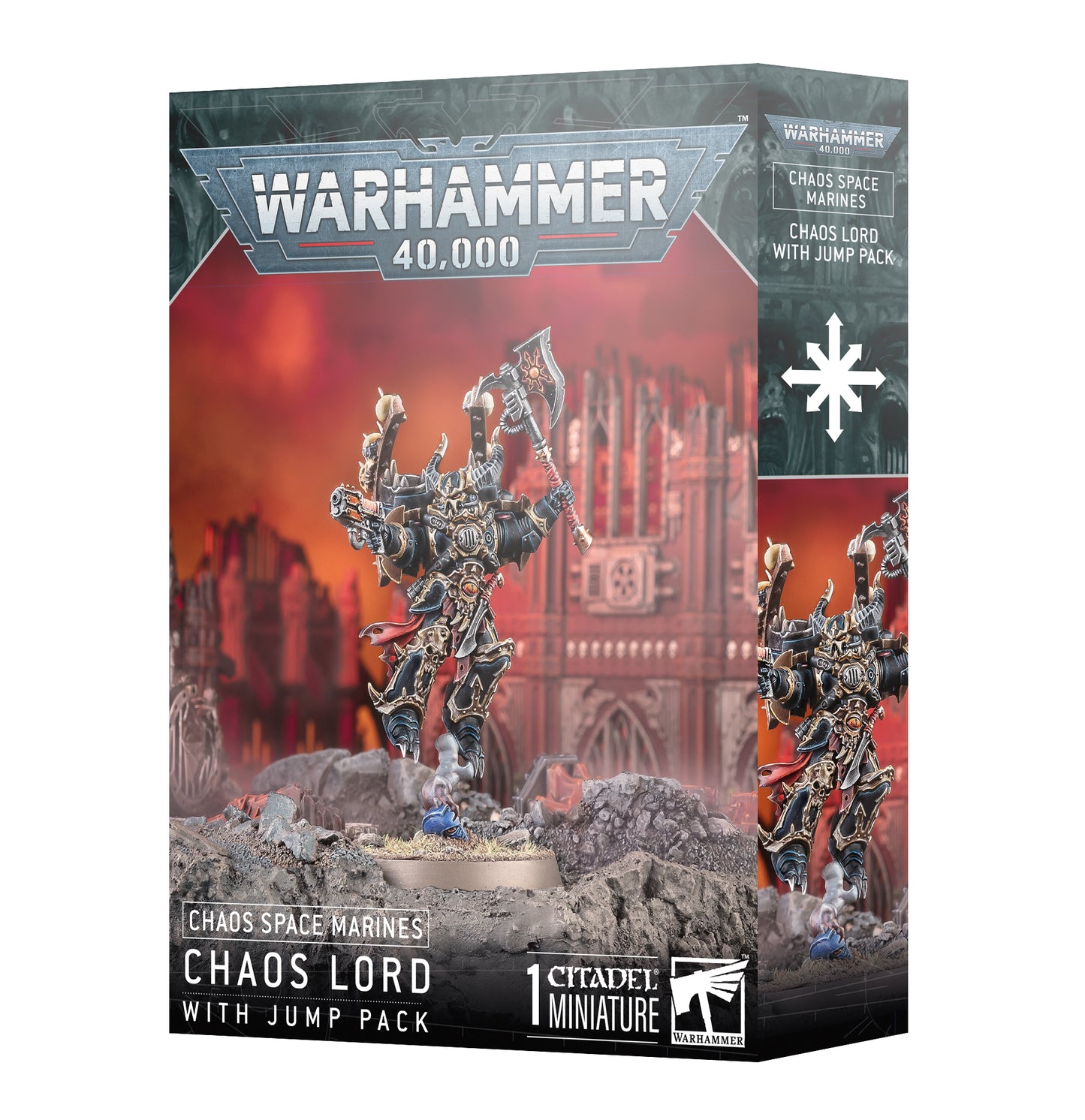Chaos Space Marines: Señor del Caos con Propulsor de Salto