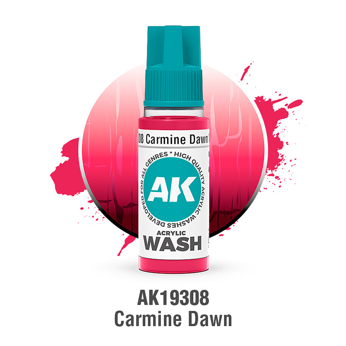 Carmine Dawn Wash 18Ml - Acrylic Washes