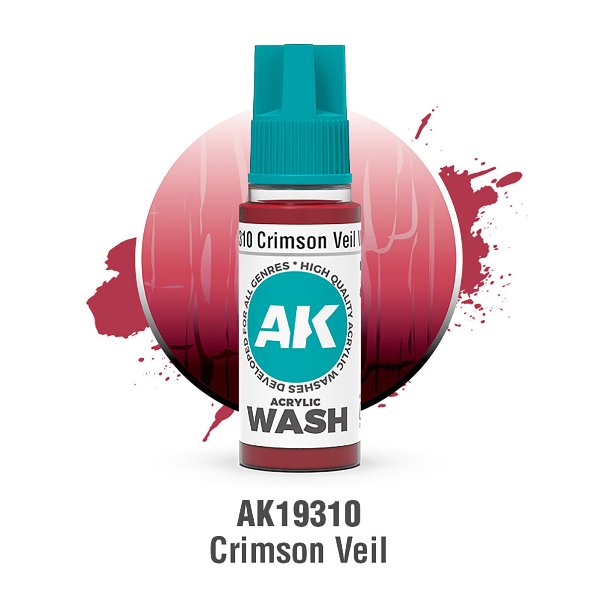 Crimson Veil Wash 18Ml - Acrylic Washes