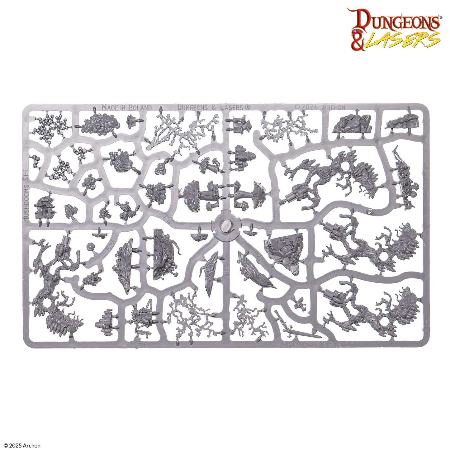 Dungeons & Lasers: Cave Fungi: Scatter Terrain