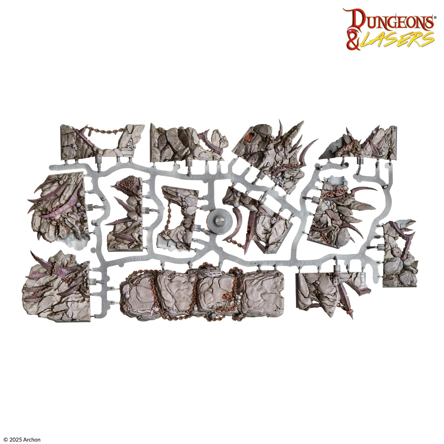 Dungeons & Lasers: Demonic Caves Pre-Painted