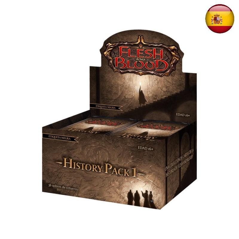 Flesh & Blood - History Pack 1 - Etiqueta Negra caja de sobres (Español)