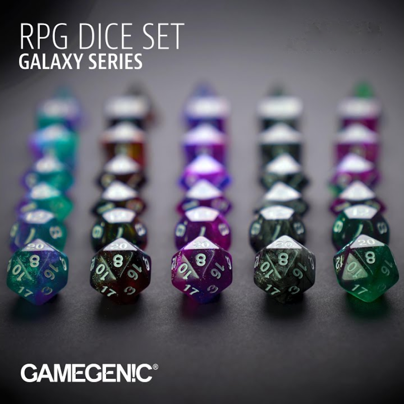 Gamegenic - RPG Dice Set - Galaxy Series