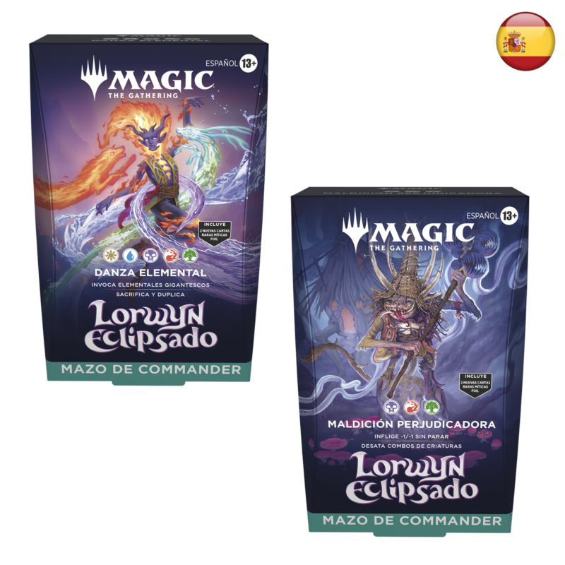 Lorwyn Eclipsado - Set completo de mazos de commander (Español)