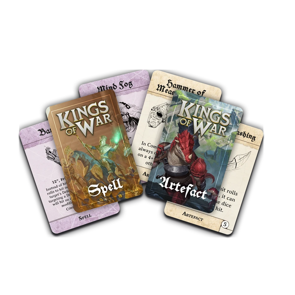 Kings Of War: Spell And Artefact Cards