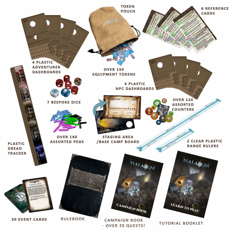 Maladum: Dungeons of Enveron - Kickstarter Edition