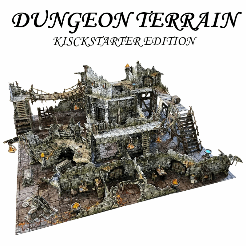 Maladum: Dungeons of Enveron - Fantasy Dungeon Terrain (Kickstarter Edition)