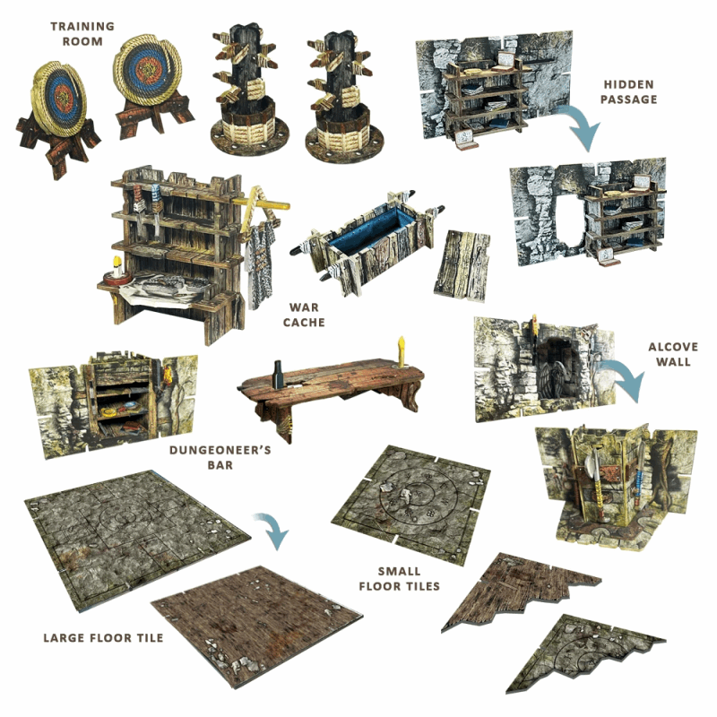 Maladum: Dungeons of Enveron - Fantasy Dungeon Terrain (Kickstarter Edition)