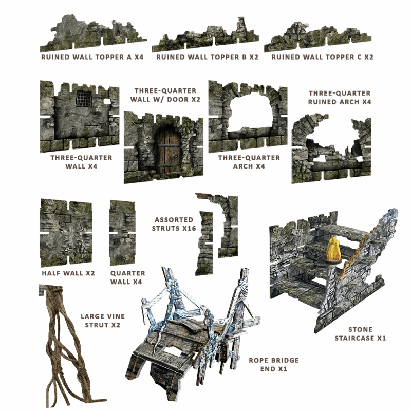 Maladum: Dungeons of Enveron - Fantasy Dungeon Terrain (Kickstarter Edition)