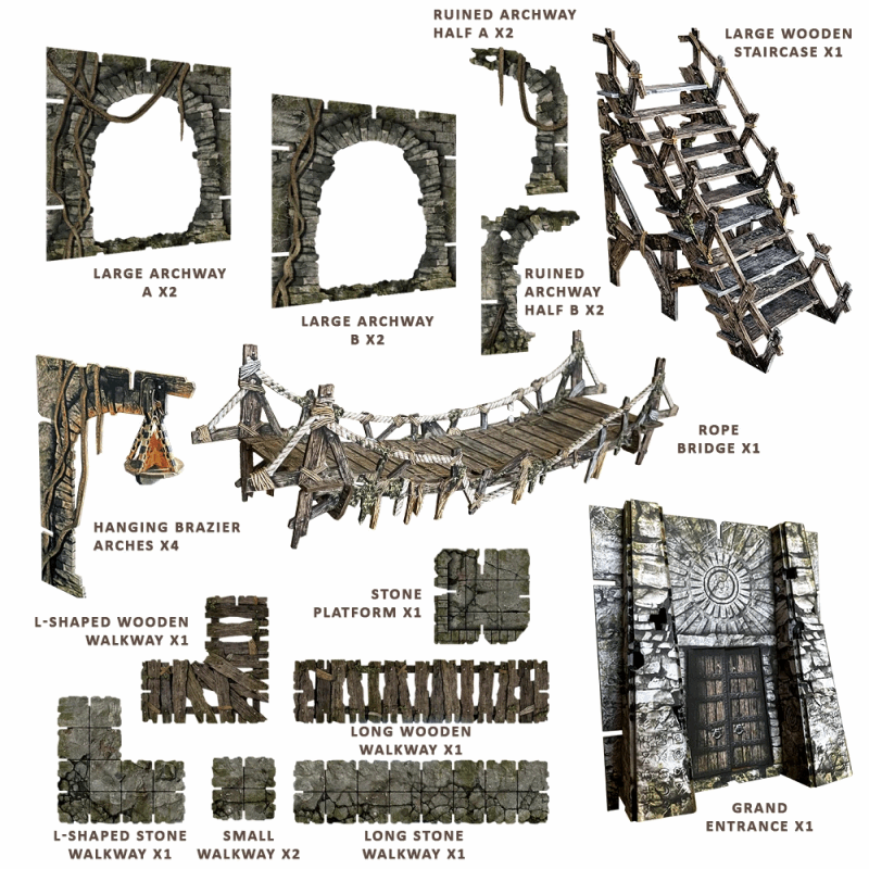 Maladum: Dungeons of Enveron - Fantasy Dungeon Terrain (Kickstarter Edition)