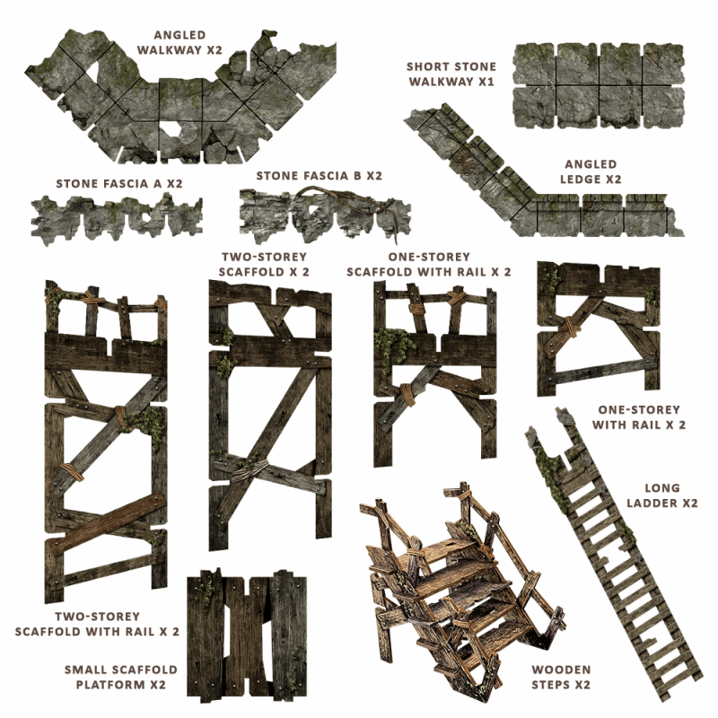Maladum: Dungeons of Enveron - Fantasy Dungeon Terrain (Kickstarter Edition)