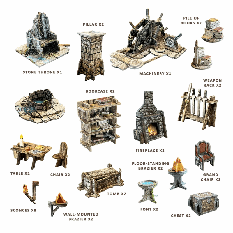 Maladum: Dungeons of Enveron - Fantasy Dungeon Terrain (Kickstarter Edition)