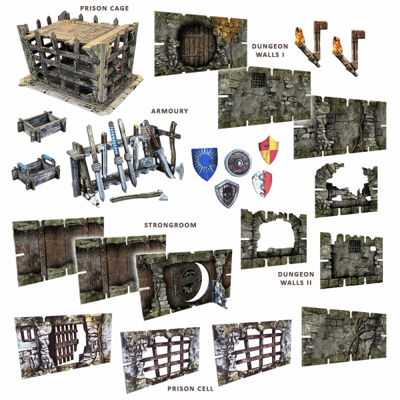 Maladum: Dungeons of Enveron - Fantasy Dungeon Terrain (Kickstarter Edition)