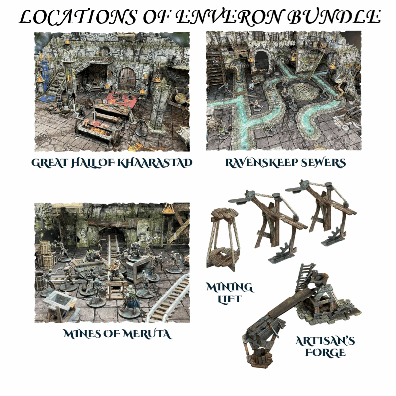 Maladum: Dungeons of Enveron - Locations of Enveron Bundle