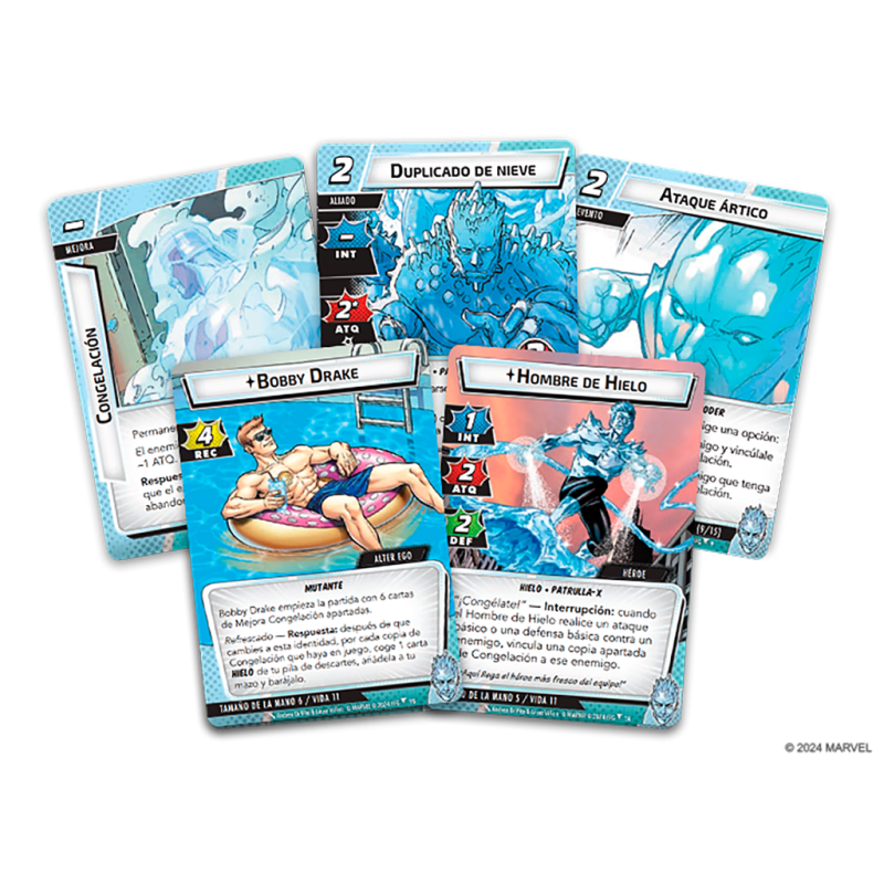 Marvel Champions: Iceman - Pack de Héroe