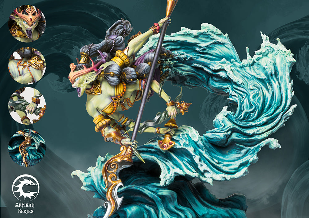 Sorcerer Kings: Marid Shaytan Artisan Series Para Bellum Conquest Wargame