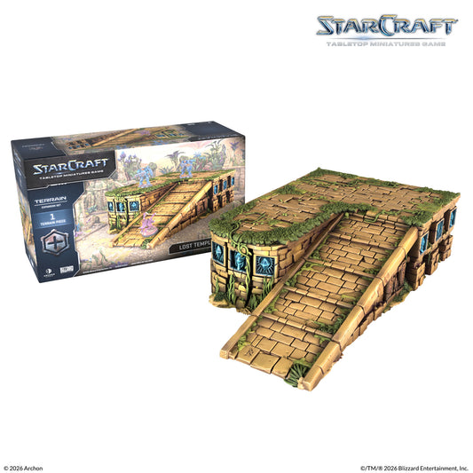 Starcraft: Lost Temple Ramp, Tabletop Miniature Game, Archon Studio, Wargame