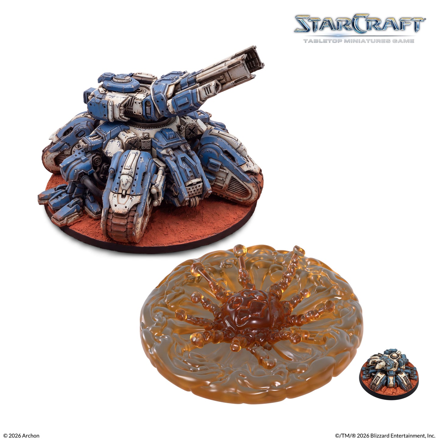 Starcraft: Siege Tank - Terran, Tabletop Miniature Game, Archon Studio, Wargame