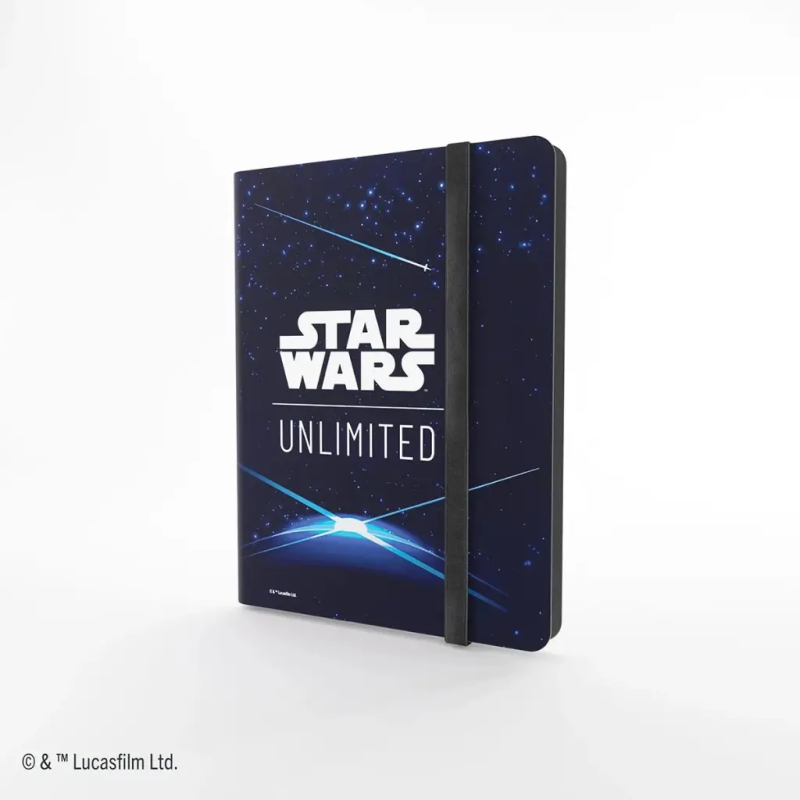 Gamegenic - Star Wars Unlimited - 18-Pocket Album - Card Back Blue
