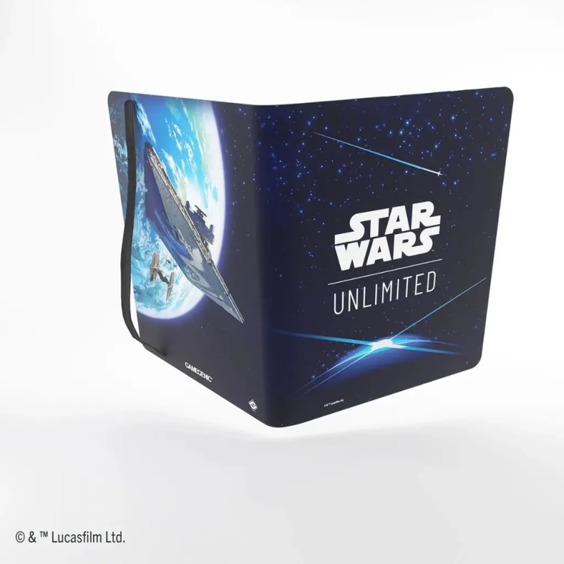 Gamegenic - Star Wars Unlimited - 18-Pocket Album - Card Back Blue