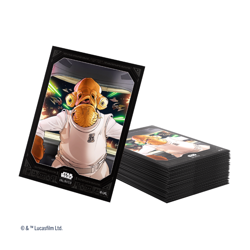 Gamegenic - Star Wars Unlimited - Art Sleeves Admiral Ackbar