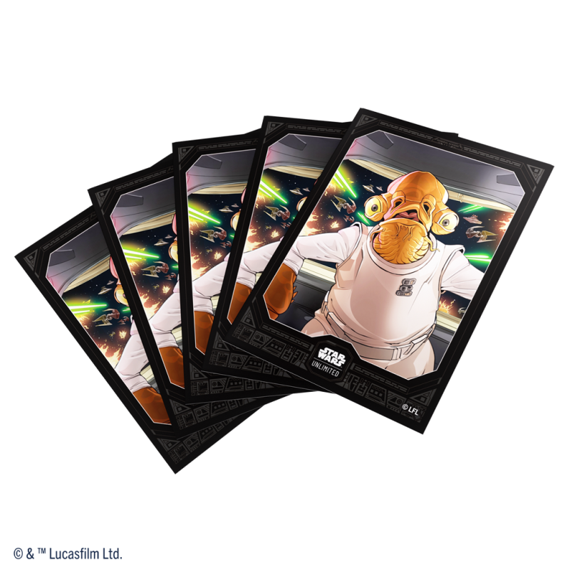Gamegenic - Star Wars Unlimited - Art Sleeves Admiral Ackbar