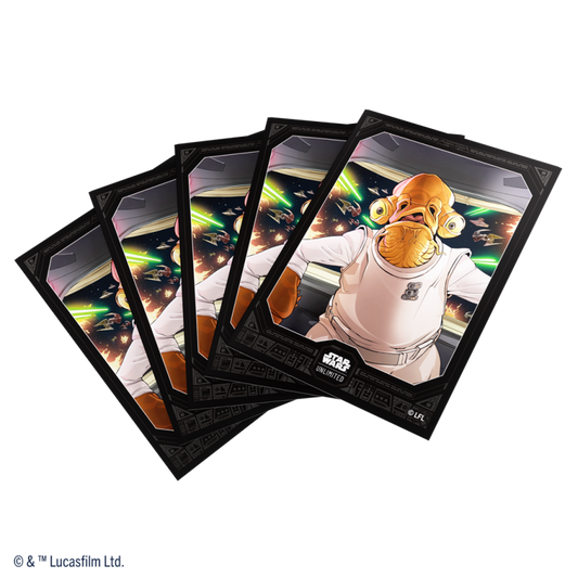 Gamegenic - Star Wars Unlimited - Art Sleeves Admiral Ackbar