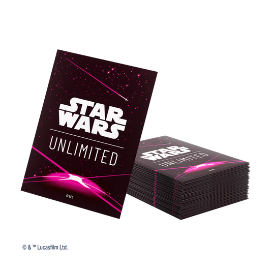 Gamegenic - Star Wars Unlimited - Art Sleeves Card Back Magenta