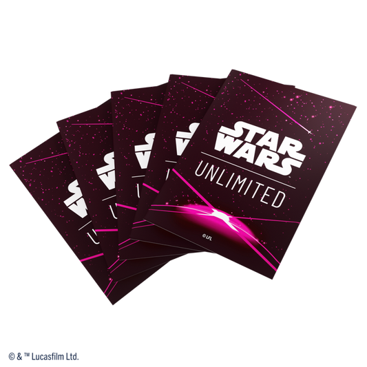 Gamegenic - Star Wars Unlimited - Art Sleeves Card Back Magenta