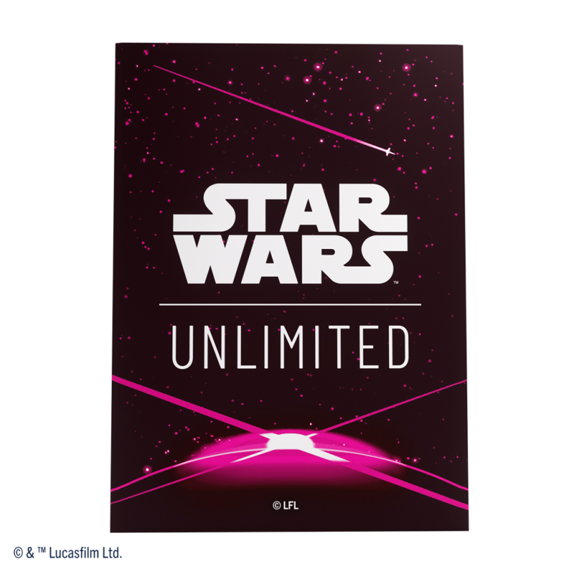 Gamegenic - Star Wars Unlimited - Art Sleeves Card Back Magenta