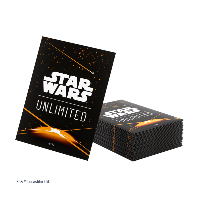 Gamegenic - Star Wars Unlimited - Art Sleeves Card Back Orange
