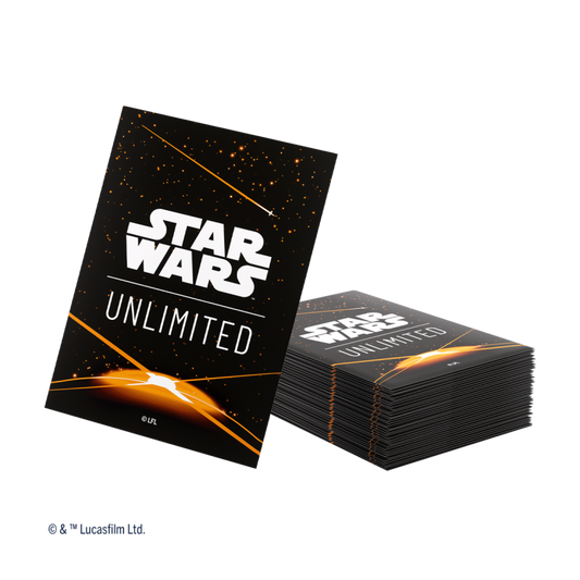 Gamegenic - Star Wars Unlimited - Art Sleeves Card Back Orange