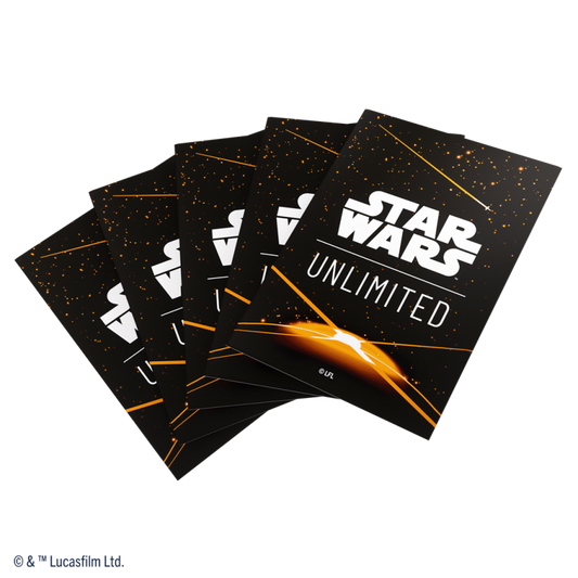 Gamegenic - Star Wars Unlimited - Art Sleeves Card Back Orange