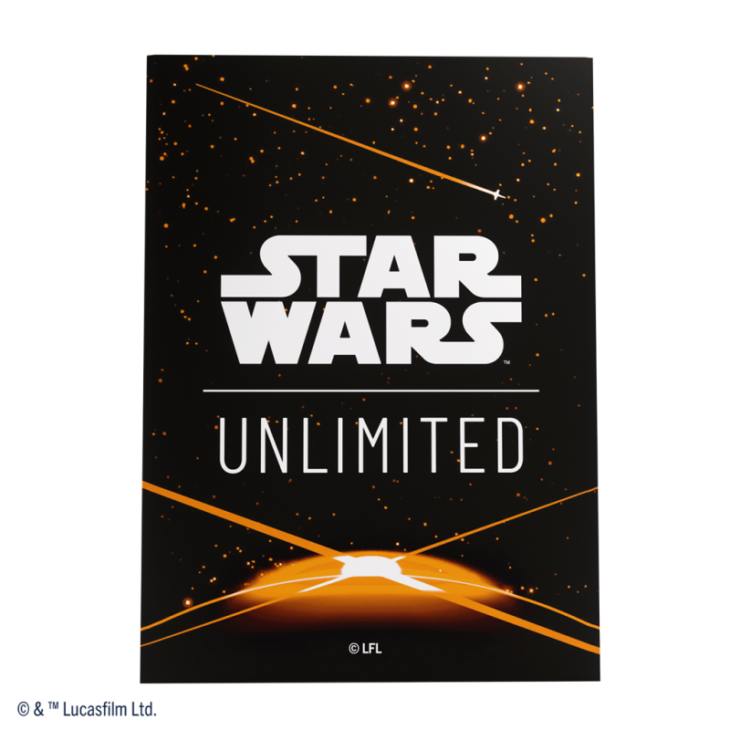 Gamegenic - Star Wars Unlimited - Art Sleeves Card Back Orange
