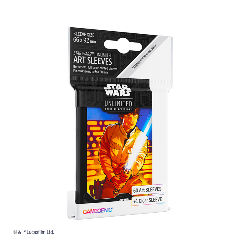 Gamegenic - Star Wars Unlimited - Art Sleeves Luke Skywalker