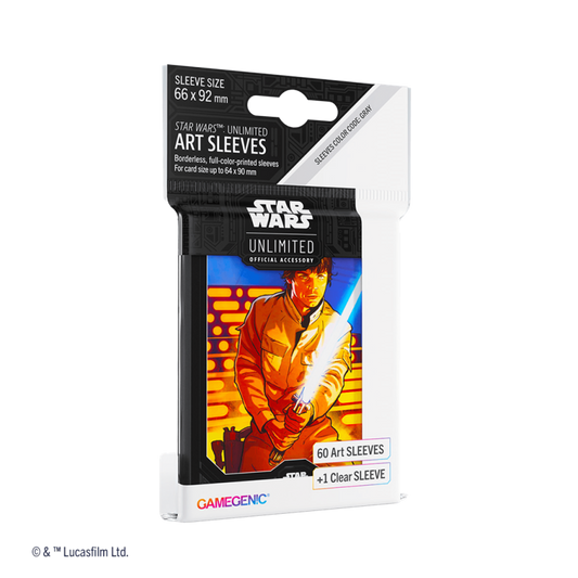 Gamegenic - Star Wars Unlimited - Art Sleeves Luke Skywalker
