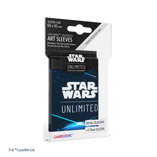 Gamegenic - Star Wars Unlimited - Art Sleeves Space Blue