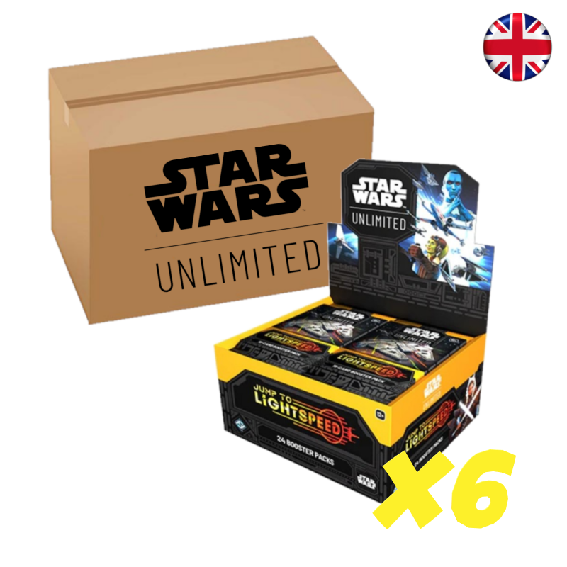 Star Wars Unlimited - Salto a la Velocidad de la Luz - Case completa (Inglés) (6 cajas de sobres)