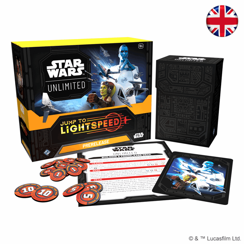 Star Wars Unlimited - Salto a la Velocidad de la Luz - Caja de presentación (Inglés)