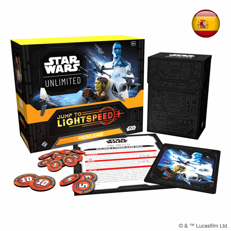 Star Wars Unlimited - Salto a la Velocidad de la Luz - Caja de presentación (Español)