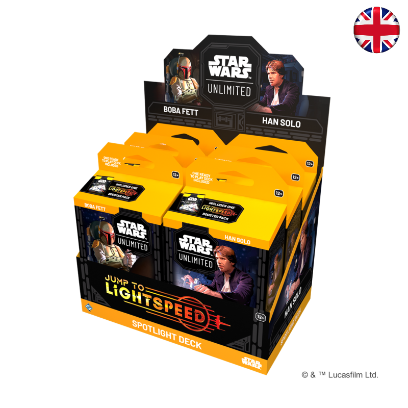 Star Wars Unlimited - Salto a la Velocidad de la Luz - Mazos de inicio (Inglés)