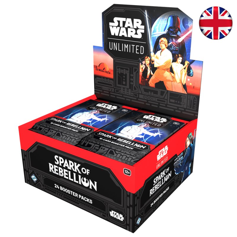 Star Wars Unlimited - La chispa de la rebelión - Caja de sobres (Inglés)