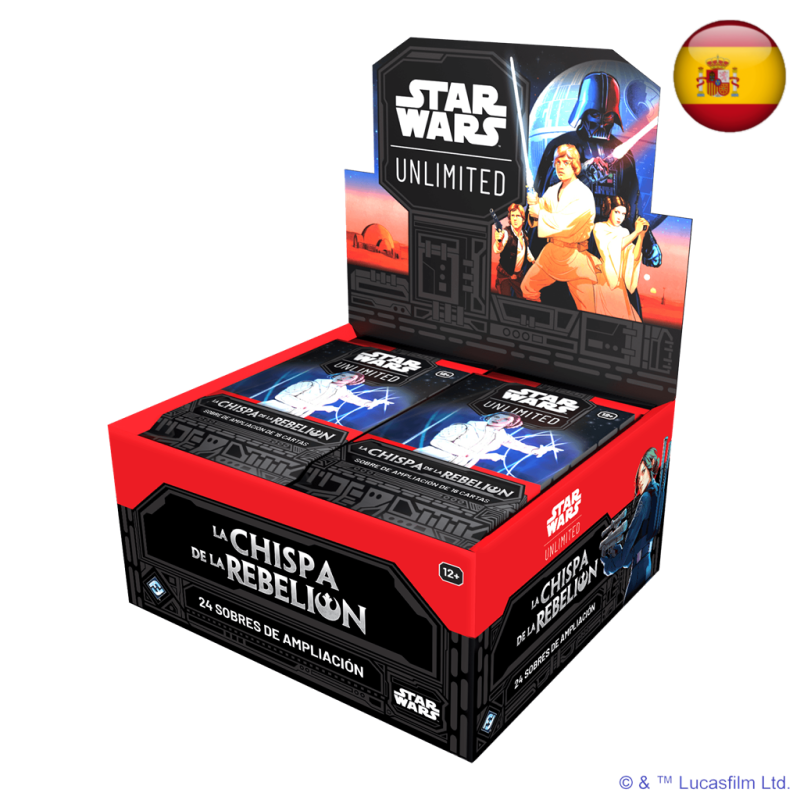 Star Wars Unlimited - La chispa de la rebelión - Caja de sobres (Español)