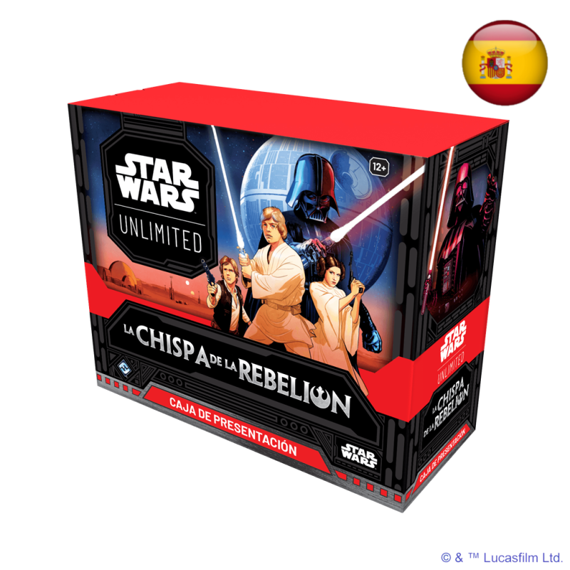 Star Wars Unlimited - La chispa de la rebelión - Caja de presentación (Español)