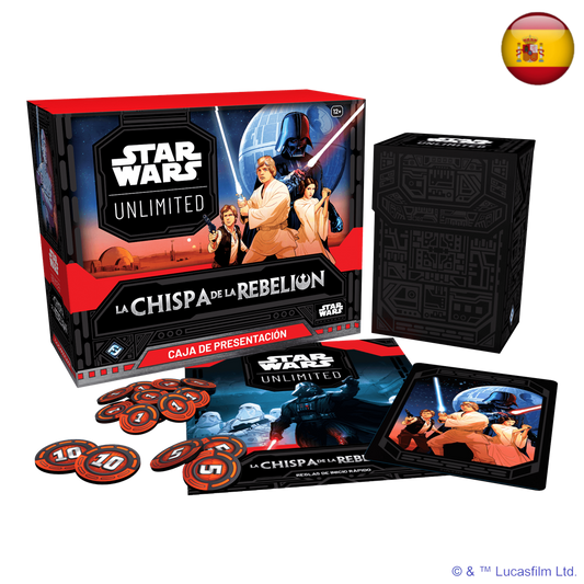 Star Wars Unlimited - La chispa de la rebelión - Caja de presentación (Español)